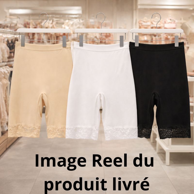 Pack Confort Été Anti-Frottement - Dentelle large